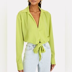 LeSuperbe Topper shirt Lime - small - NWT